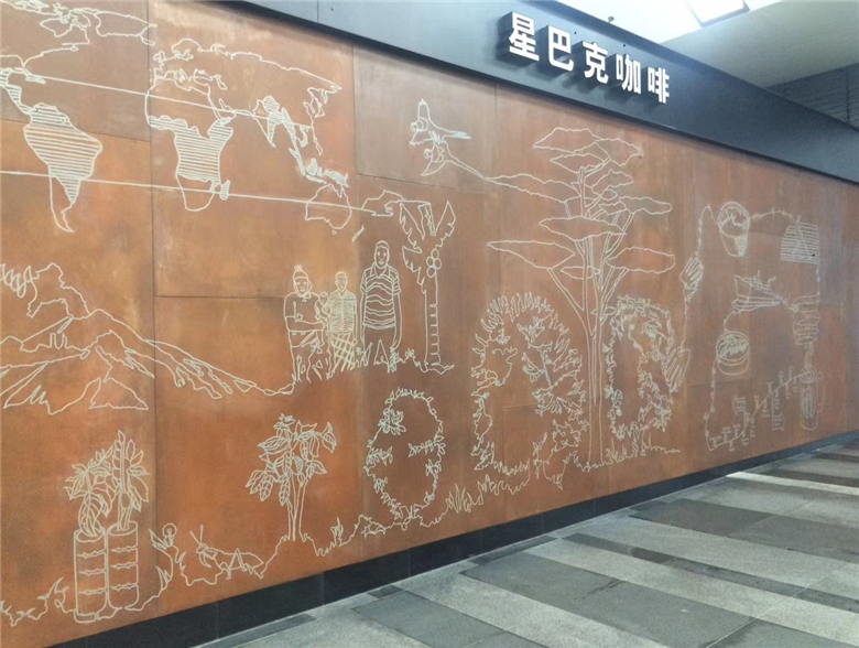 金坛耐候钢幕墙
